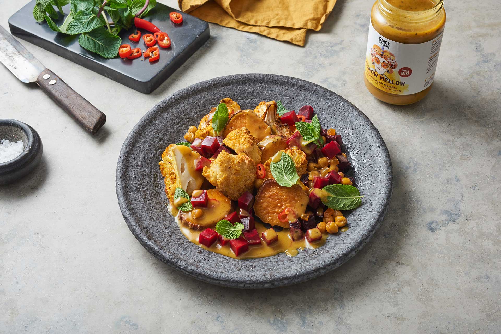 Dressing für Gemüse -Inidsches Ofengemüse - SpiceNerds Dressing für Gemüse -Inidsches Ofengemüse - SpiceNerds