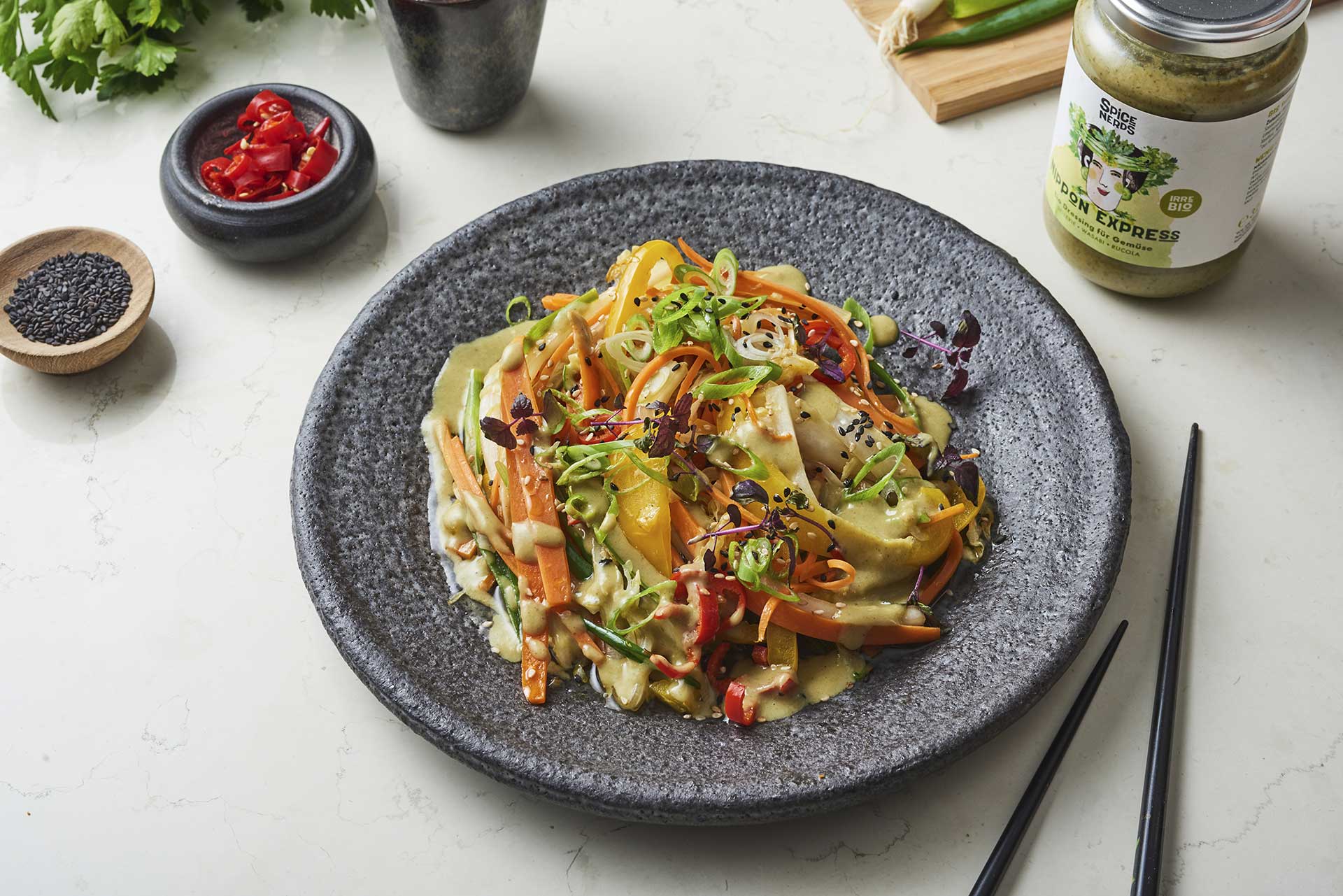 Wokgemüse - Dressing für Gemüse- Rezept SpiceNerds Wokgemüse - Dressing für Gemüse- Rezept SpiceNerds