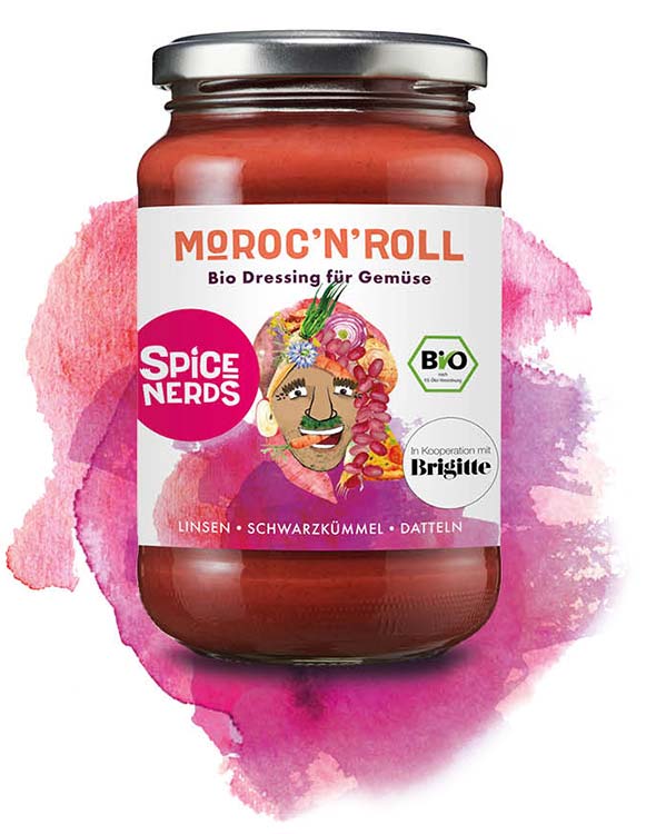 vegan, bio Topping für Gemüse, Moroc'n'Rollo - BRIGITTE vegan, bio Topping für Gemüse, Moroc'n'Rollo - BRIGITTE