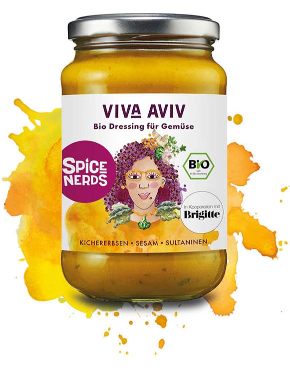 vegan, bio Gemüsedressing, Proteinersatz. Viva Aviv - BRIGITTE vegan, bio Gemüsedressing, Proteinersatz. Viva Aviv - BRIGITTE