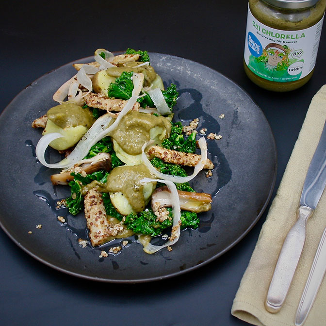 SpiceNerds Rezept mit Gemüsedressing Viva Aviv vegan SpiceNerds Rezept mit Gemüsedressing Viva Aviv vegan