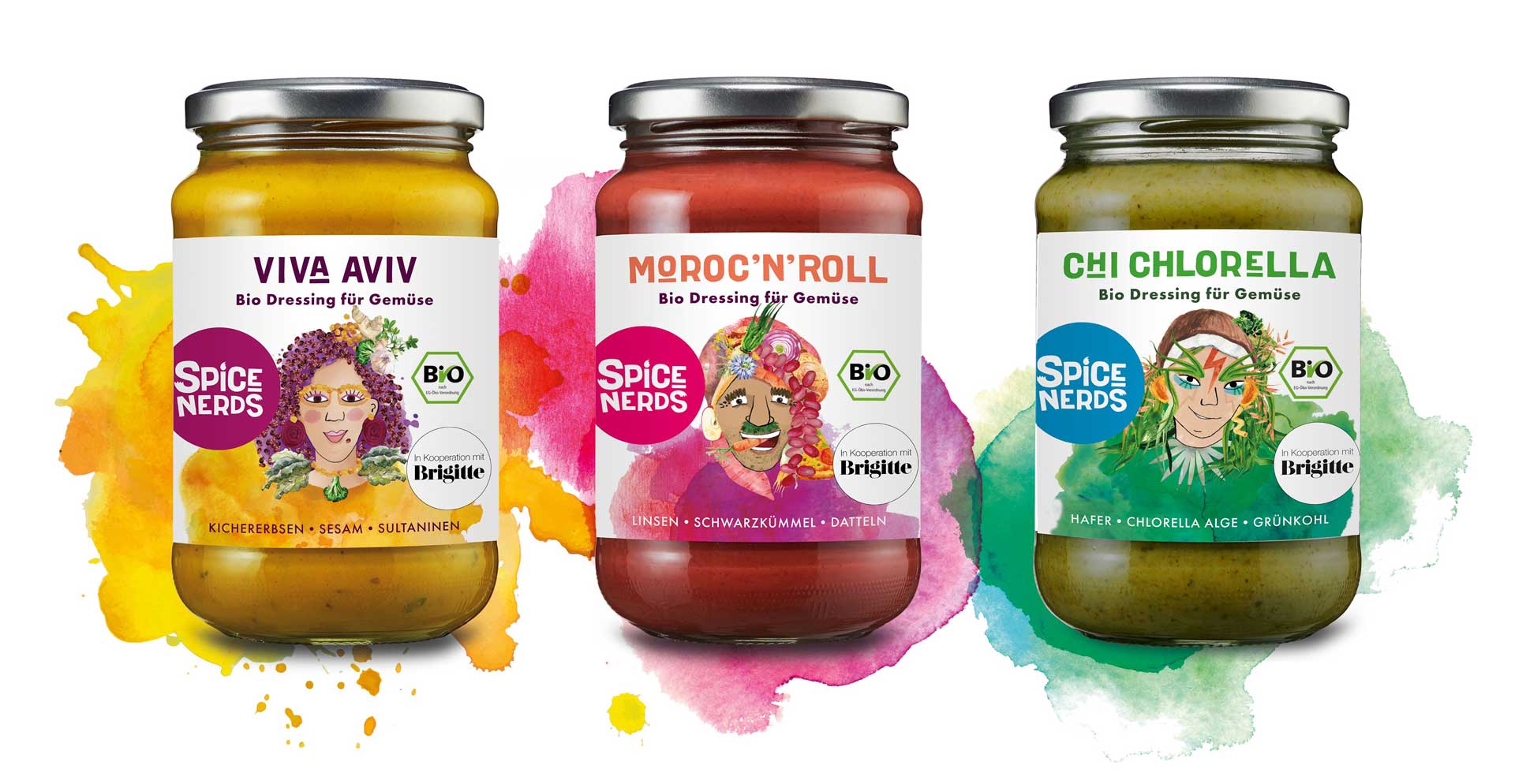 SpiceNerds - Vegan Gang - vegan Dressings Toppings - online Bundle - Brigitte Kooperation