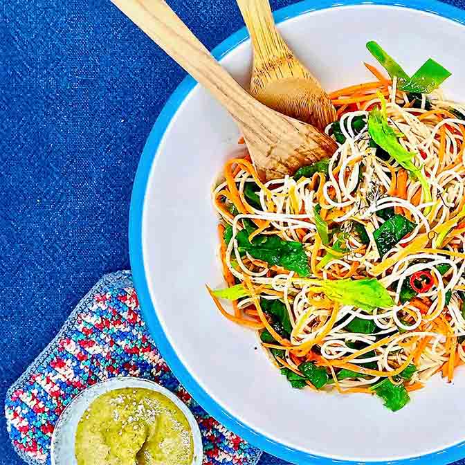 Schnelle Rezepte einfach zubereitet Spaghetti Dip Dressing Nippon Express