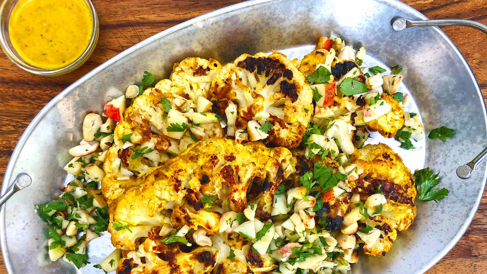 vegetarische Grillrezepte schnell zubereitet, Blumenkohl Apfel, Grillsauce Viva-Aviv, Barbecue Sauce vegetarische Grillrezepte schnell zubereitet, Blumenkohl Apfel, Grillsauce Viva-Aviv, Barbecue Sauce